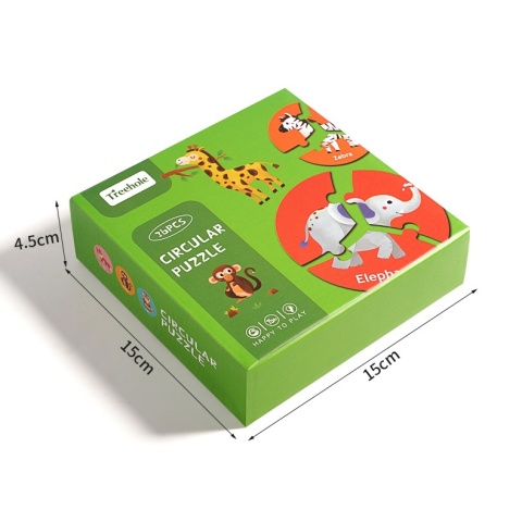 Puzzle Dla Malucha Zwierzęta Safari 36 el Pierwsze Układanki Edukacyjne