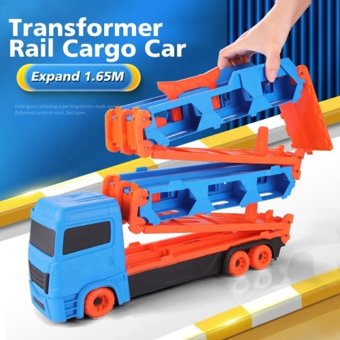 Ciężarówka Laweta Wyrzutnia + 6 Autek – Garaż Transporter TIR dla Dzieci