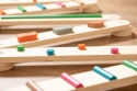 Drewniana Ścieżka Sensoryczna Montessori Tor Balansowy Przeszkód XXL 14el
