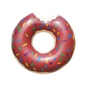 Duże Koło Dmuchane Donut 90cm Różowy Pączek Słodycz Materac Basen Plaża XXL