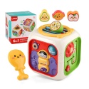 Kostka Sensoryczna Montessori Sorter Elastyczne Sznurki Binabo 6w1 Prezent