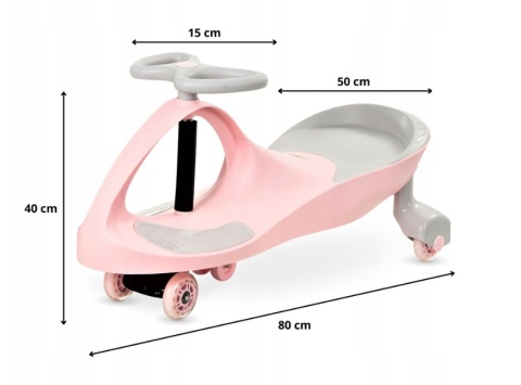 Jeździk Grawitacyjny Dla Dzieci Swing Car Skrętny Auto Dla Dzieci Do 50 kg