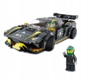 KLOCKI KONSTRUKCYJNE AUTO SPORTOWE CZARNY SAMOCHÓD DIY MINI BLOCKS