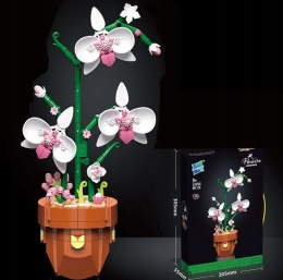 KLOCKI KONSTRUKCYJNE STORCZYK W DONICZCE 379 EL. KWIATY DIY MINI BLOCKS