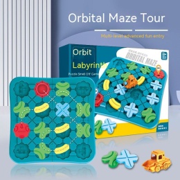 Gra Logiczna Budowa Drogi Labirynt Montessori Puzzle Układanka Edukacyjne