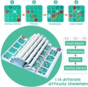 Gra Logiczna Budowa Drogi Labirynt Montessori Puzzle Układanka Edukacyjne