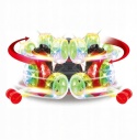 SAMOCHÓD ZDALNIE STEROWANY AUTO RC TWISTER AKROBATA 360° ŚWIECĄCY LED PILOT