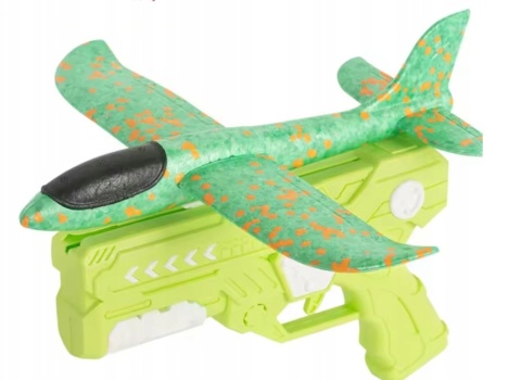 Wyrzutnia Samolotów Dla Dzieci Pistolet Katapulta Piankowe 24cm