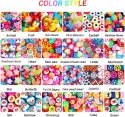 ZESTAW DO ROBIENIA BRANSOLETEK DIY KORALIKI CHARMS BIŻUTERIA DLA DZIECI 900 EL.