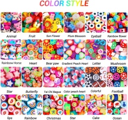 ZESTAW DO ROBIENIA BRANSOLETEK DIY KORALIKI CHARMS BIŻUTERIA DLA DZIECI 900 EL.