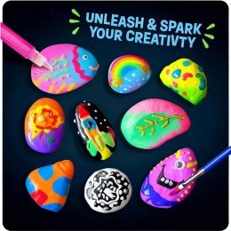 Malowanie Kamieni Świecące W Ciemności Zestaw Kreatywny DIY Magiczne Glow