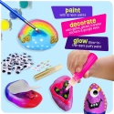 Malowanie Kamieni Świecące W Ciemności Zestaw Kreatywny DIY Magiczne Glow
